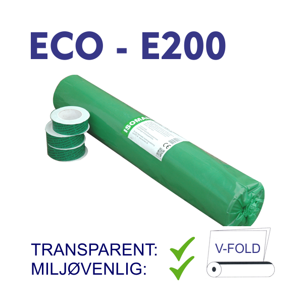 Dampsprrefolie  2m x 50m x 200my