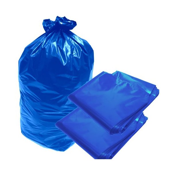 Affaldssk 120 x 135cm x 100my - Bl
