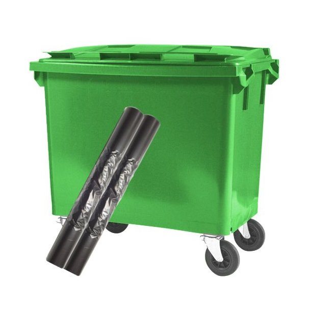 containersk 203x153cm - 35my - 800 L - Sort