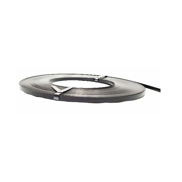 Stlbnd 16mm x 0,5mm Sort lakeret - Etlag