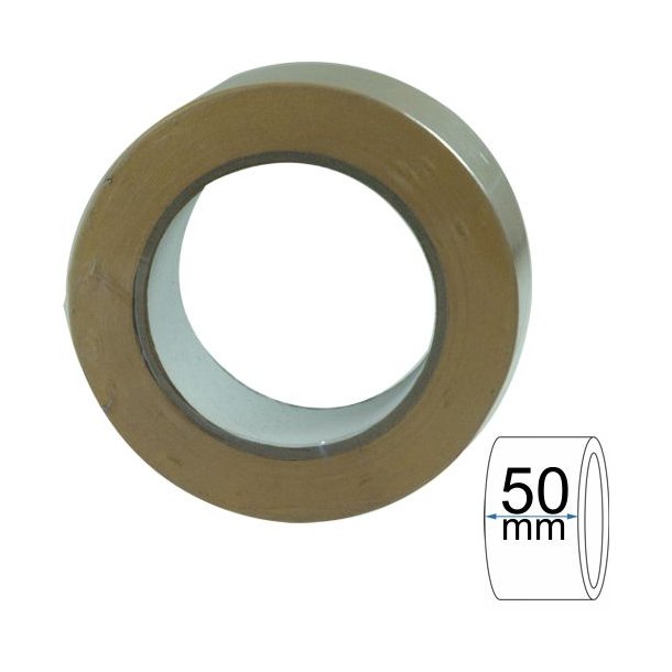 Gulvtppe lrredstape 50mm x 25m - Hvid
