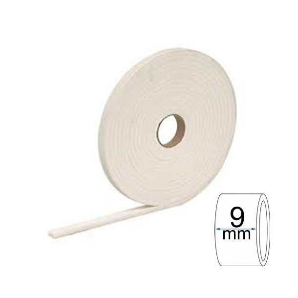Dobbeltklbende Skum  tape 9mm x 50m
