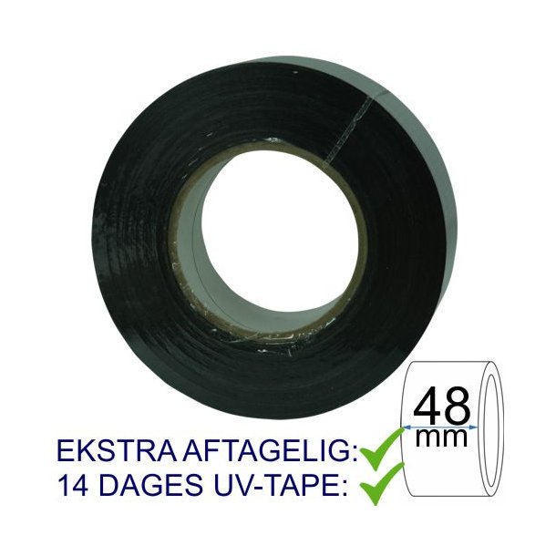 Lrreds tape 48 x 50 sort DXD500 Premium