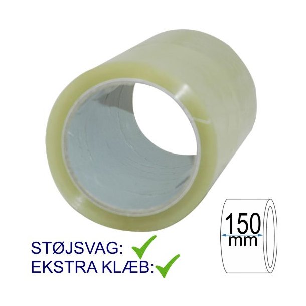 No Noise - akryl 150mm x 66m klar